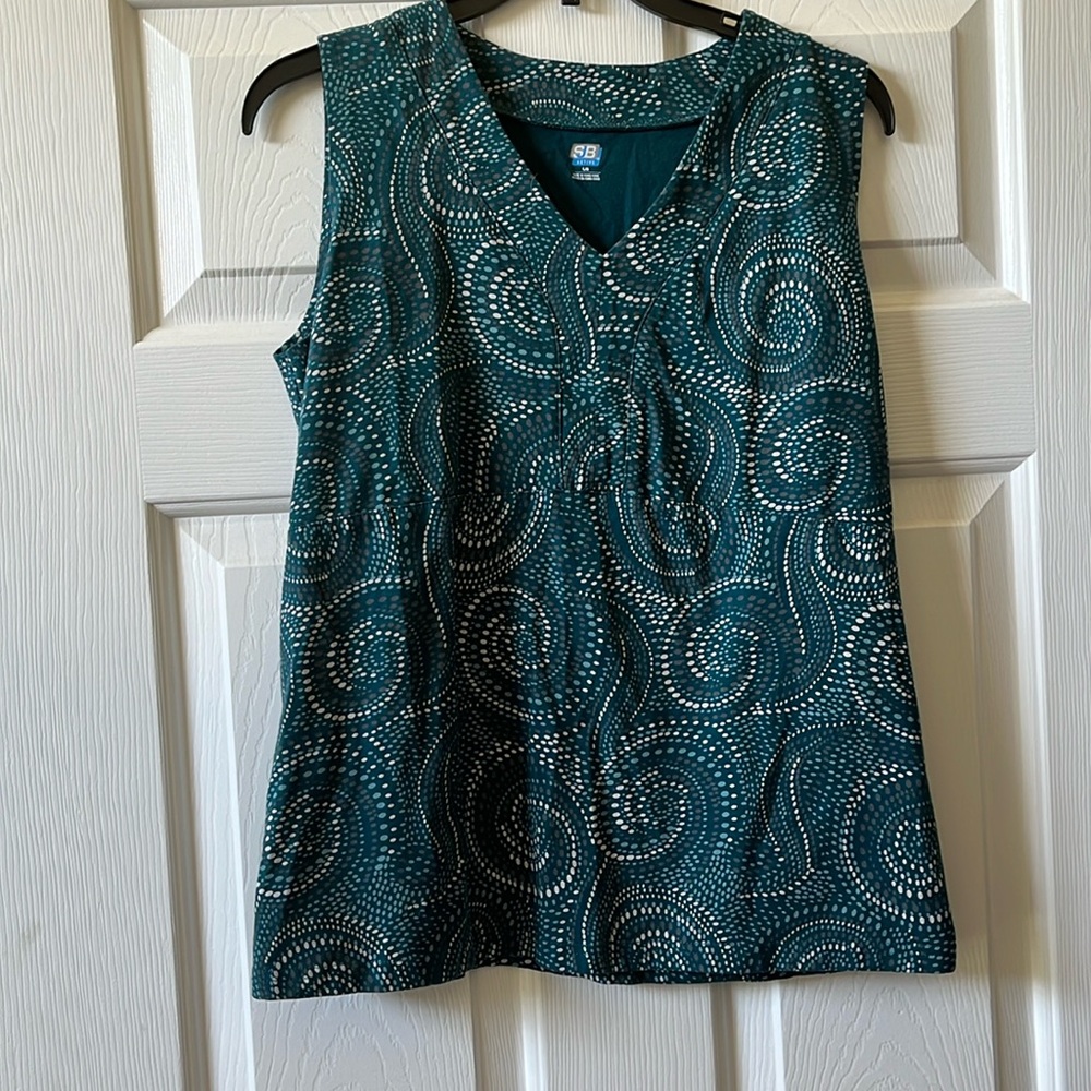 SJB Active Teal Sleeveless Top